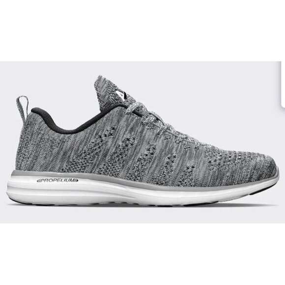 APL Techloom Pro Trainer Sneakers Heather Grey Black White Womens 41 US 10 New